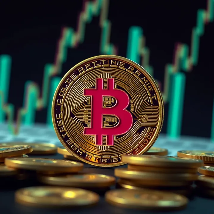 Visual representation of factors influencing Bitcoin price fluctuations including market demand and regulatory impact