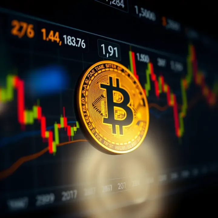 Bitcoin Price Trends and Market Analysis Graph showcasing Bitcoin price fluctuations with trend lines and market indicators
