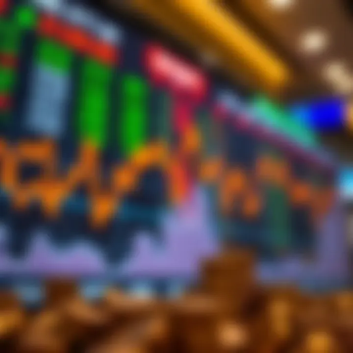 Impact of Market and Economic Trends on Reliance Share Price Illustration of stock market fluctuations influenced by economic and market conditions in India