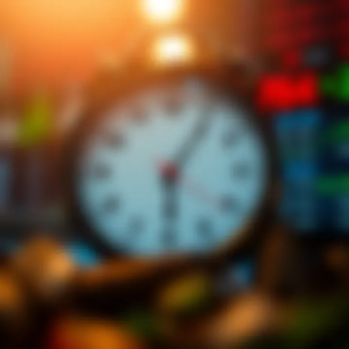 Clock showing Asian Forex market hours aligned with Indian time zone