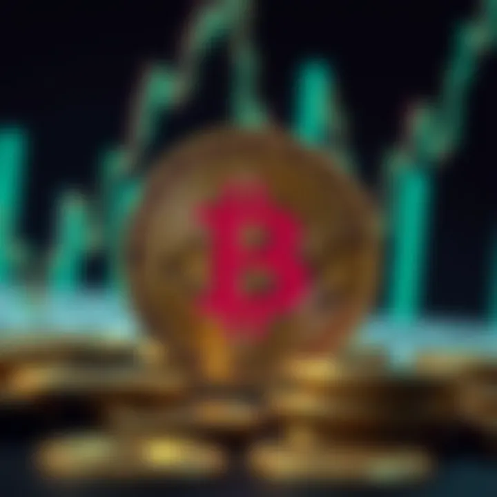Visual representation of factors influencing Bitcoin price fluctuations including market demand and regulatory impact