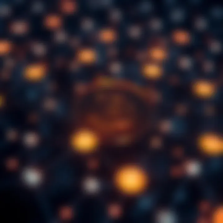 Market Sentiment and Expert Analysis Impact on Bittorrent Coin Value Digital representation of blockchain network with indicators of market sentiment and expert analysis icons