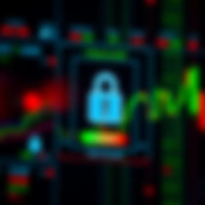 Secure login interface emphasizing data protection and user security