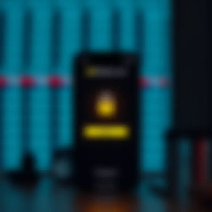 Secure login screen of QXBroker.com app demonstrating enhanced account protection features