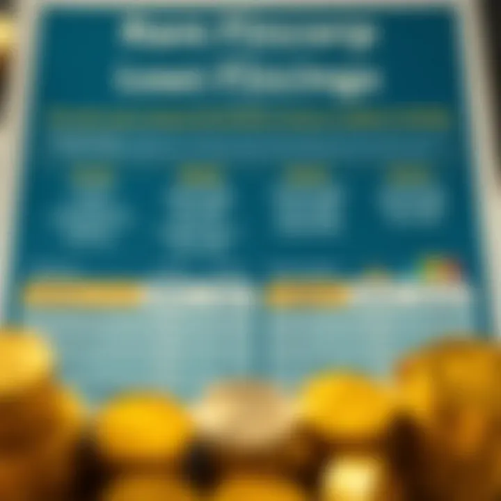 Detailed infographic showing various loan products offered by Ram Fincorp with corresponding interest rates and features