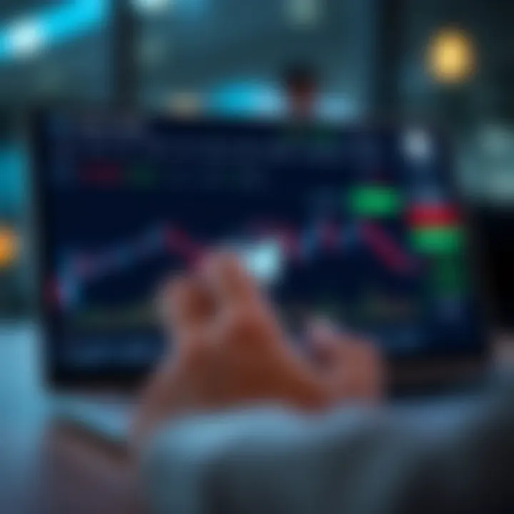 Telegram app interface displaying option trading channel with charts and trading signals