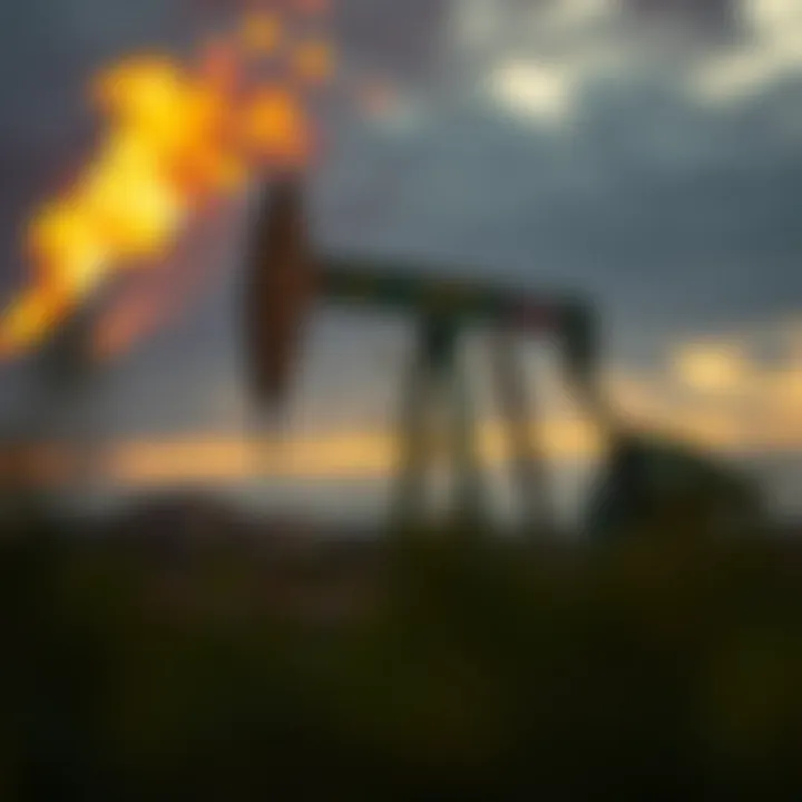Illustration of geopolitical events and economic data impacting crude oil market dynamics