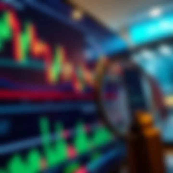 Expert Option Trading Platform Interface Displaying Market Data Graph showing trading platform interface with candlestick charts and market data