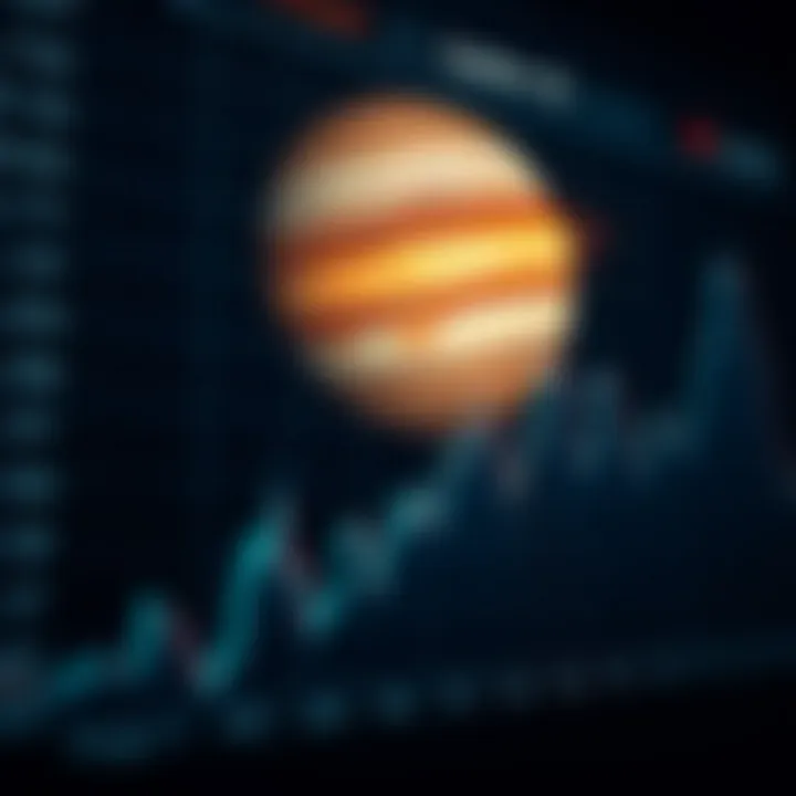 Graph depicting the fluctuating price trends of Jupiter Coin over recent months