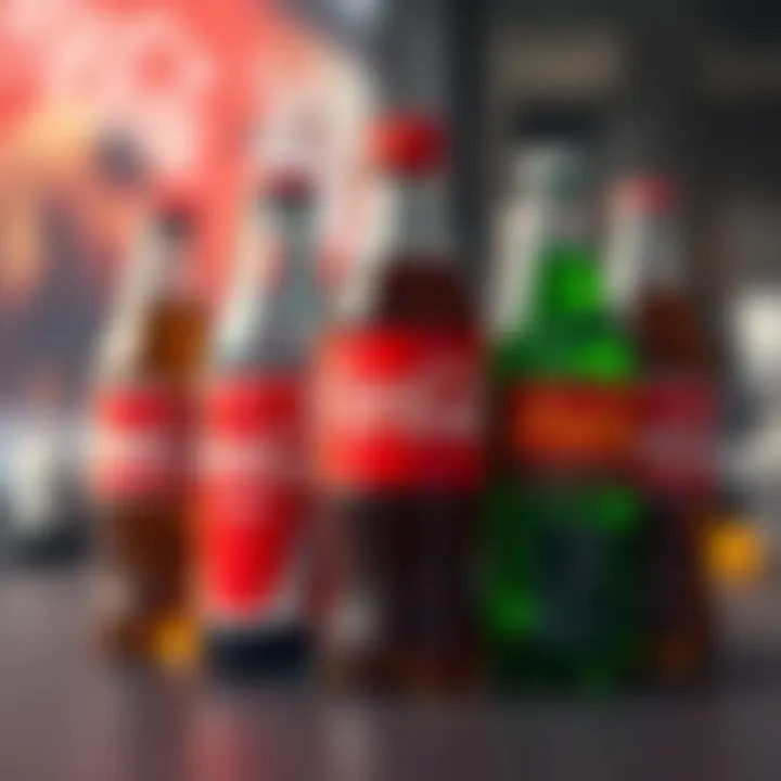Comparison of leading beverage brands competing with Coca-Cola in global markets