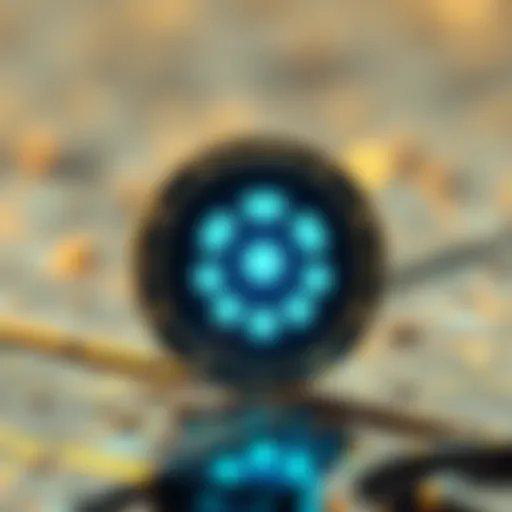 Visual representation of Polkadot network technology and its impact on token value