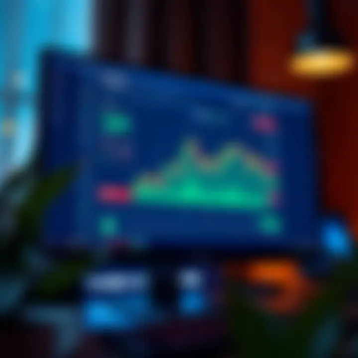 User interface showcasing Quotex trading platform on a desktop computer