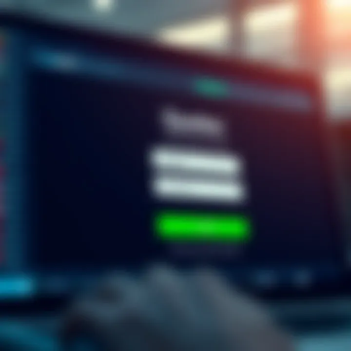User interface displaying the Quotex login page with input fields for credentials