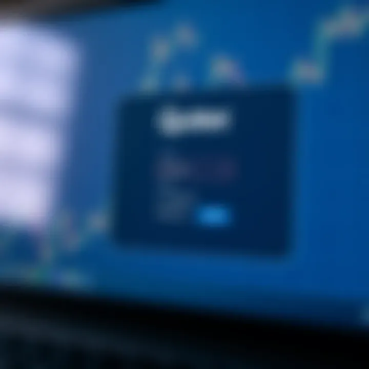 Secure login interface of Qutex platform with username and password fields displayed