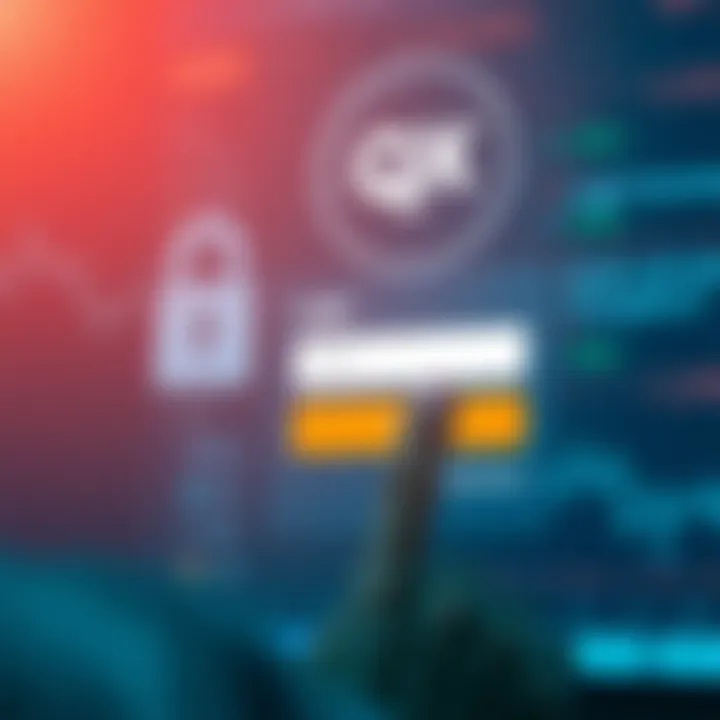 User entering credentials on a secure login interface for QX Broker platform