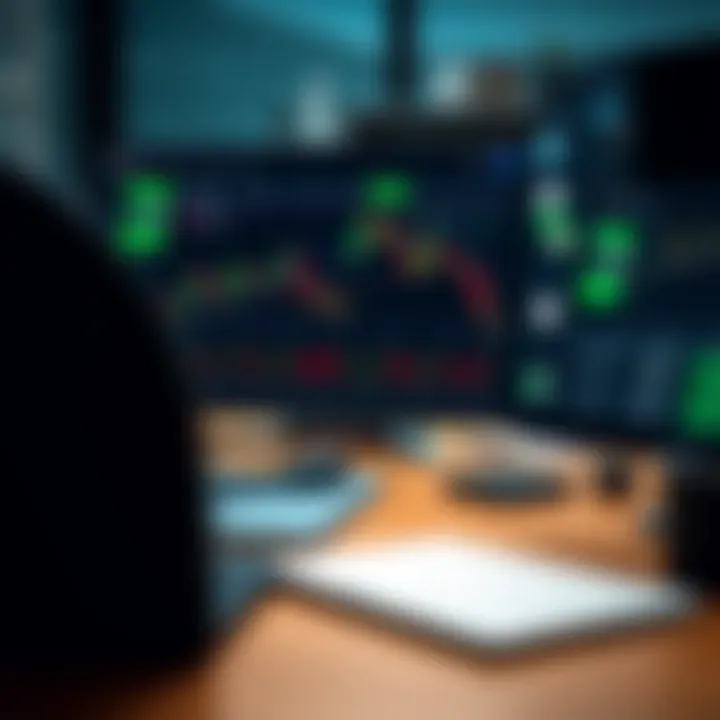 User interface showing QXBroker demo account dashboard with trading charts and options