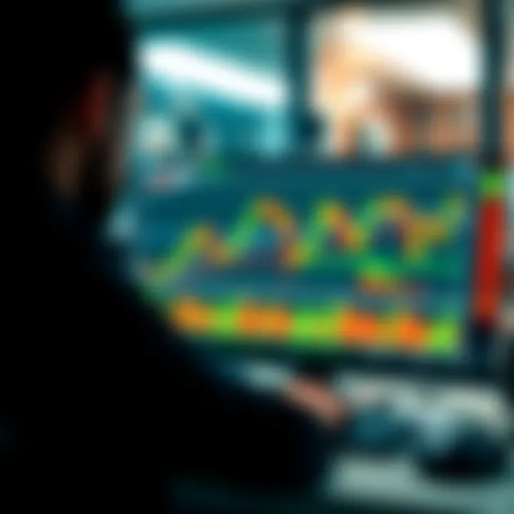 Graphical representation of trading strategy practice using QXBroker demo environment