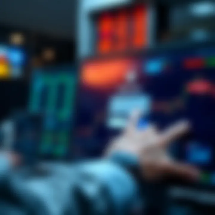 User entering login credentials on QXBroker secure portal interface