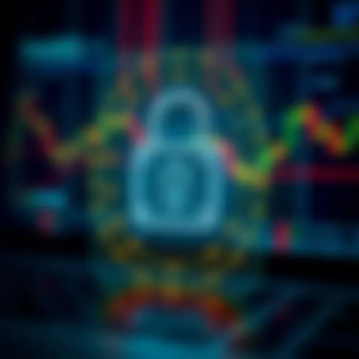 Ensuring Security in Online Trading Platforms Secure digital lock symbolizing online trading security measures