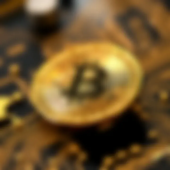 Detailed diagram illustrating the fundamental blockchain technology underlying Bitcoin transactions
