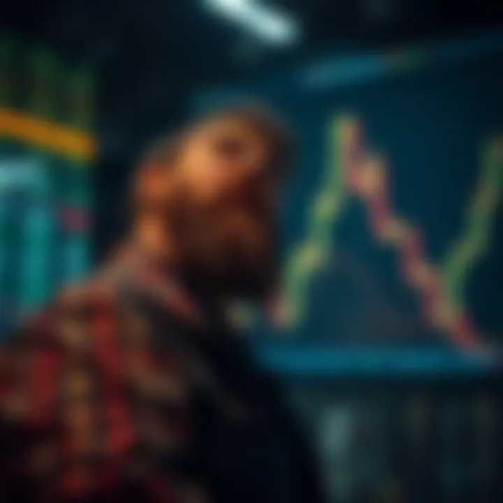 Declining cryptocurrency market trends showing falling prices and investor concern