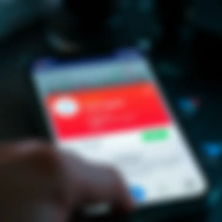 Telegram app interface showing a forex signal alert with currency pair and trading advice