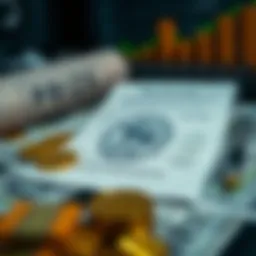 Diagram showing India's forex market regulation under RBI with currency symbols and legal documents