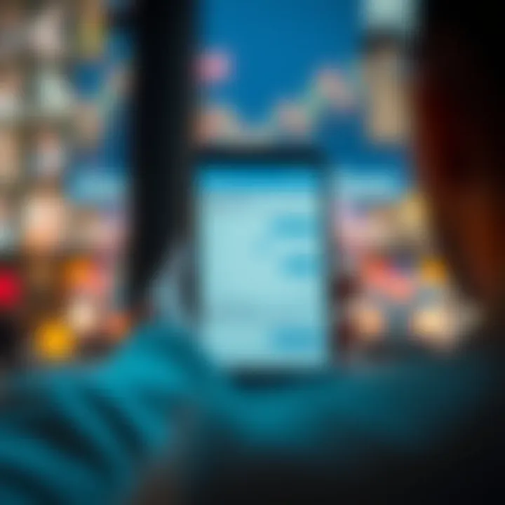 Utilizing Telegram for Real-Time Forex Market Updates and Insights Illustration of a mobile phone displaying a Telegram chat with forex market updates and analysis