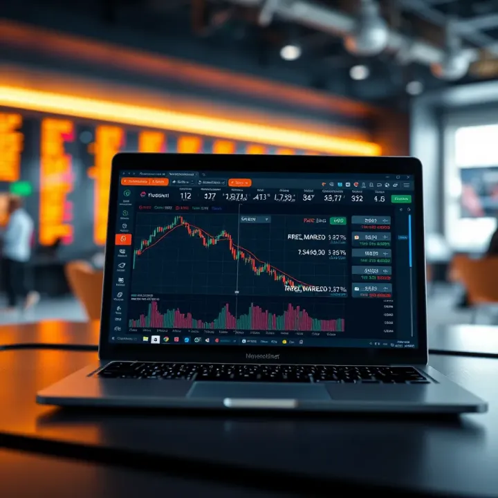 Visual representation of a secure digital trading platform interface highlighting regulatory compliance and safety features