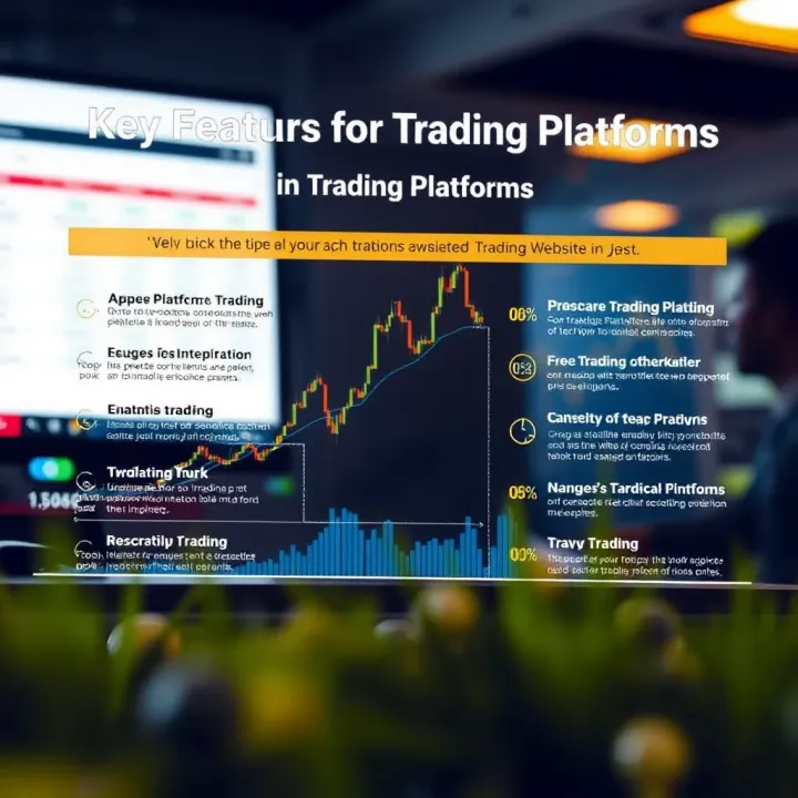 Graph displaying various trading platform features and their benefits