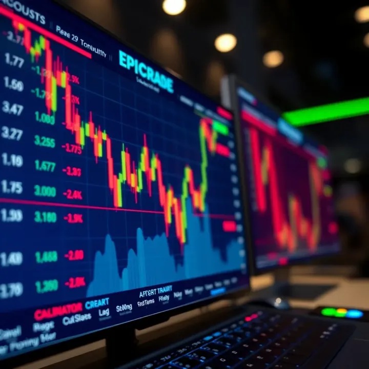 Overview of a forex trading platform interface showing currency pairs and market charts
