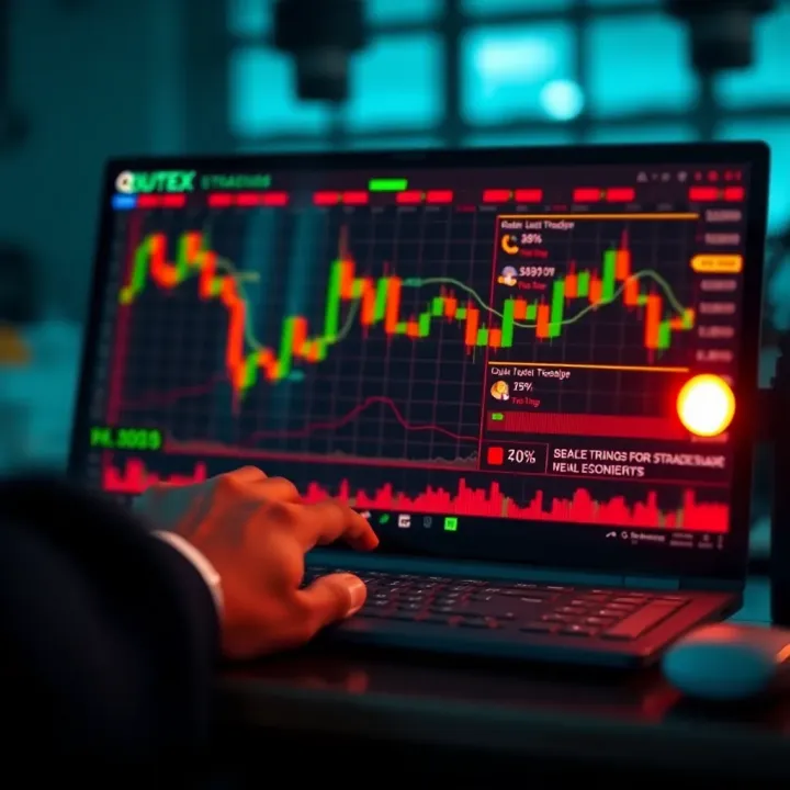 Effective Trading Strategies and Security in Qutex Visual representation of trading strategies and security measures for Qutex users in India