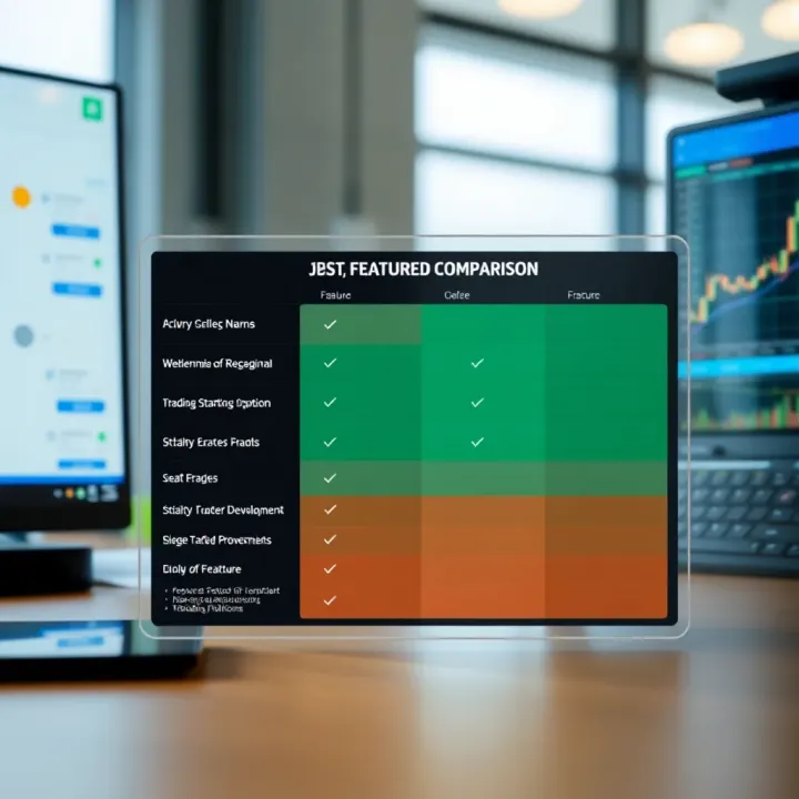 Comparison chart highlighting features of Exness WebTerminal against other Exness trading platforms
