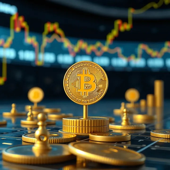 Illustration of factors impacting Bitcoin including regulations and technology