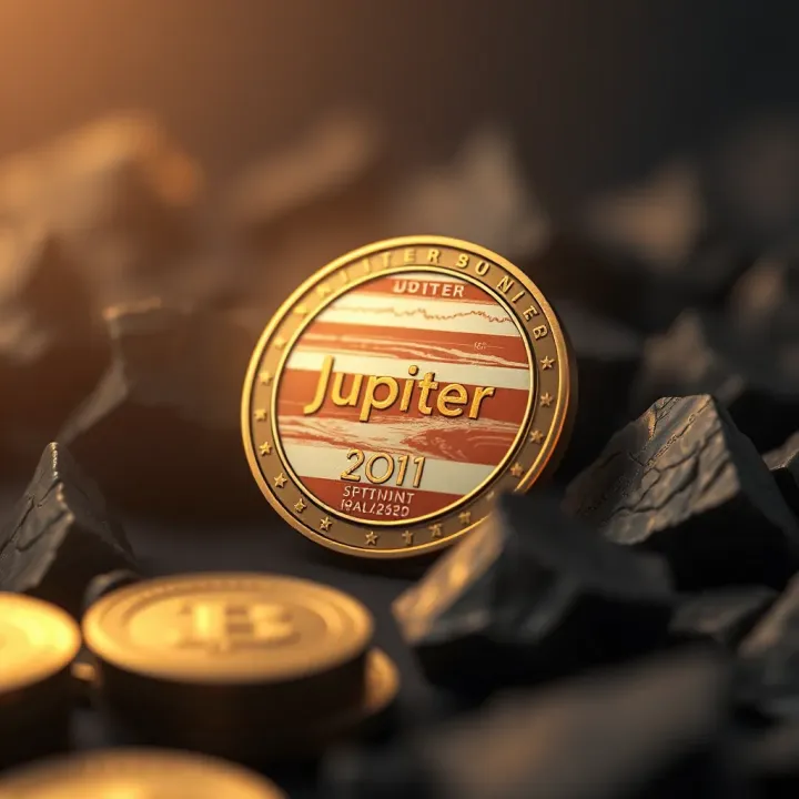 Visualization of factors influencing Jupiter Coin’s value including market sentiment and expert analysis