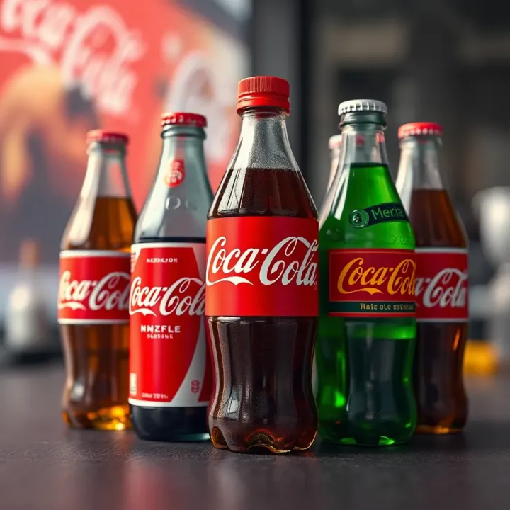 Comparison of leading beverage brands competing with Coca-Cola in global markets