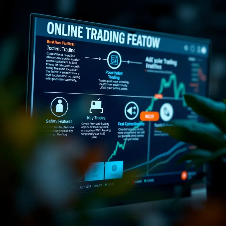 Online Trading Workflow and Safety on Quotex Diagram illustrating online trading workflow and safety features of Quotex platform
