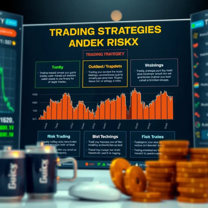 Graphical representation of common trading strategies and risk management techniques on Quotex platform