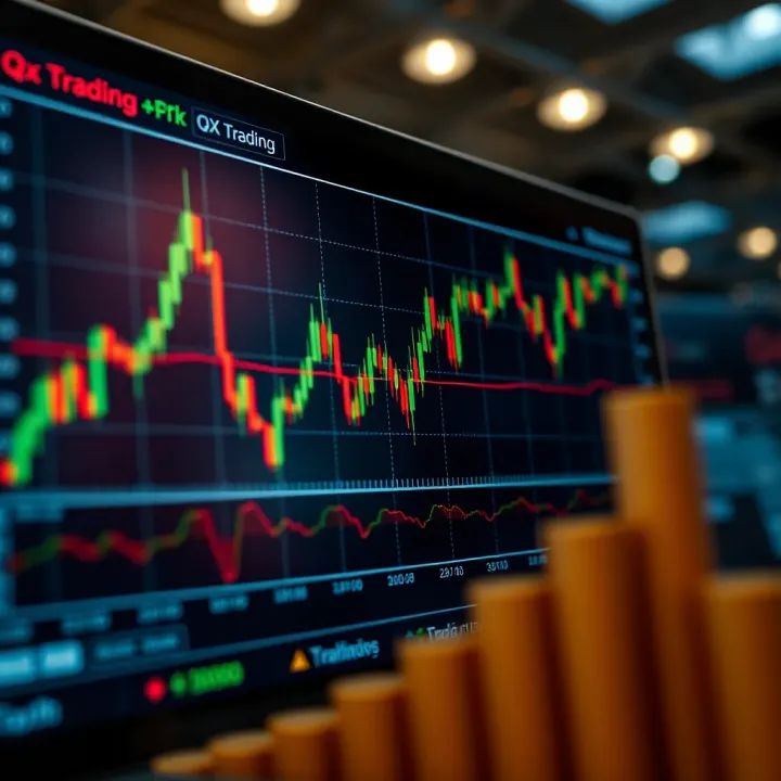 QX Trading Strategies and Risk Management Graph showing QX trading strategies and risk management tools used in market analysis