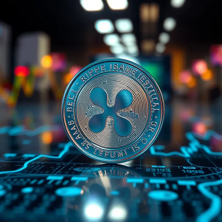 Illustration of regulatory impact and technical indicators influencing Ripple XRP market dynamics