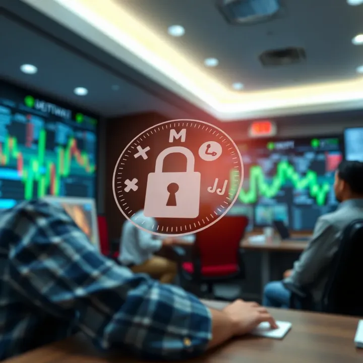 Secure Forex Trading with RBI Registered Brokers in India Illustration of secure forex trading with RBI registration and compliance icons