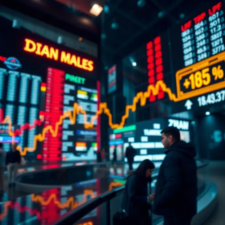 Visualization of flex trade mechanisms interacting within the Indian financial markets